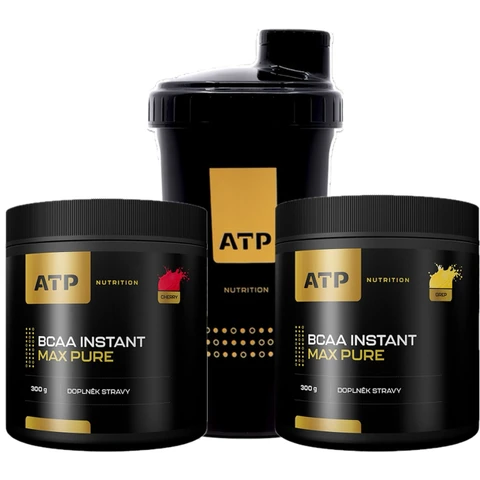 AKCE 1+1 ATP Nutrition BCAA Instant Max Pure 300 g + ZDARMA Šejkr 700 ml