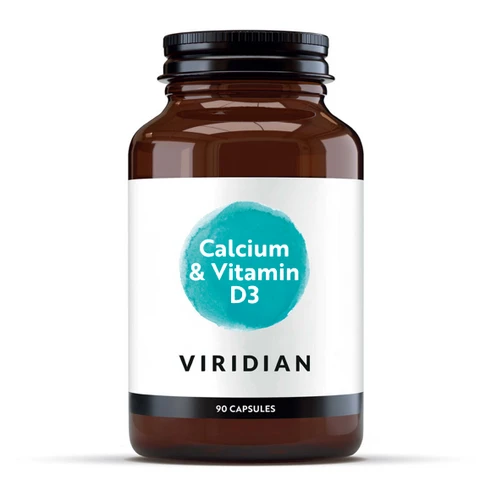 Viridian High Potency Calcium and D3 90 cps (Vápník s vitamínem D3)