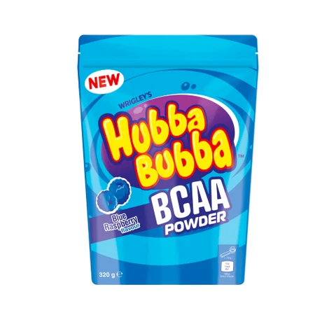 Hubba Bubba BCAA Powder 320 g blue raspberry