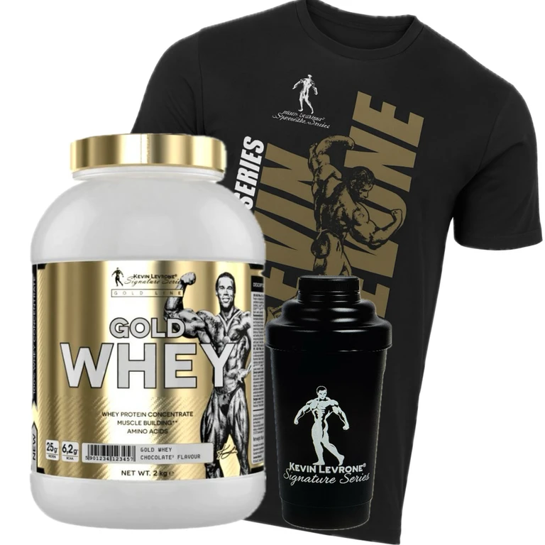 Special Offer Kevin Levrone Gold Whey 2000 g + FREE T-Shirt + Shaker 500 ml