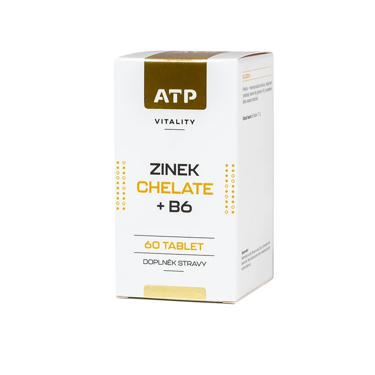 ATP Vitality Zinek Chelate + B6 60 tbl