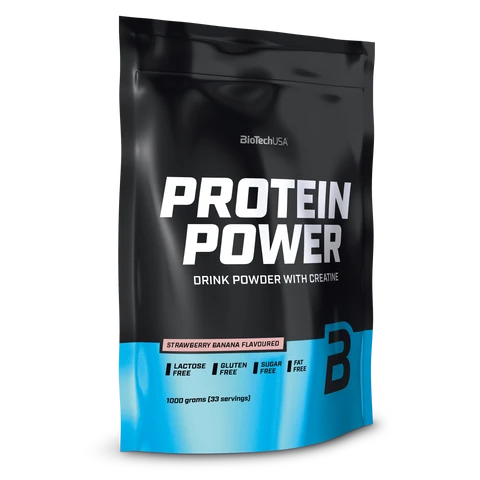 BioTech Protein Power 1000 g strawberry banana