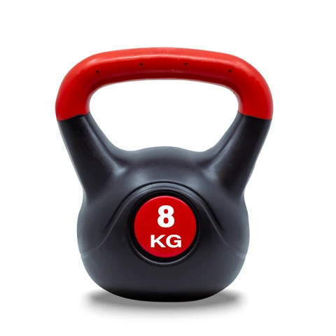 Acra Činka Kettlebell 8 kg černo červená