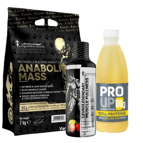Special Offer Kevin Levrone Levrone Mass 7000g + Pro Up 970ml + FREE Glycerol Muscle 480ml
