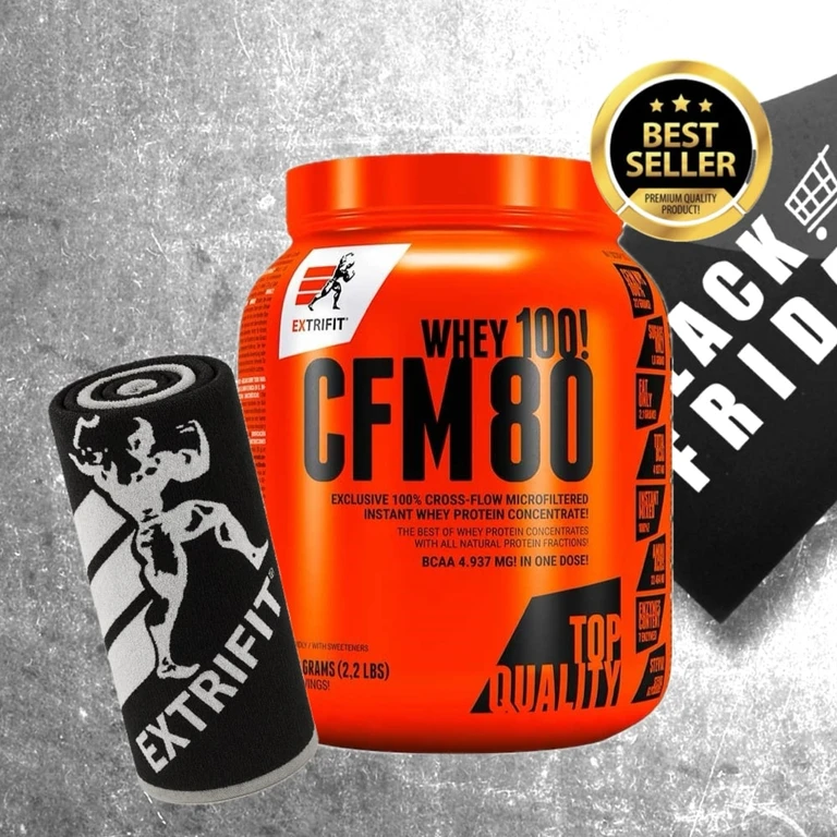 AKCE Extrifit CFM Instant Whey 80 1000 g + ZDARMA Ručník
