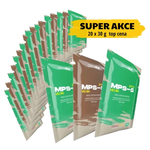 SUPER AKCE 20 x 30g Czech Virus MPS-5 Pro Vegan