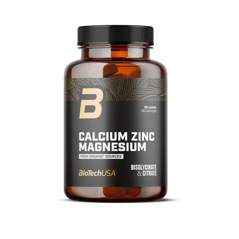 BioTech Calcium Zinc Magnesium organic sources 90 tbl