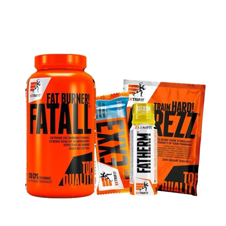 AKCE Extrifit Fatall Fat Burner 130 cps + ZDARMA 3x vzorek
