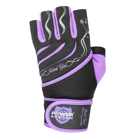 Gloves Rebel Girl black purple XS
