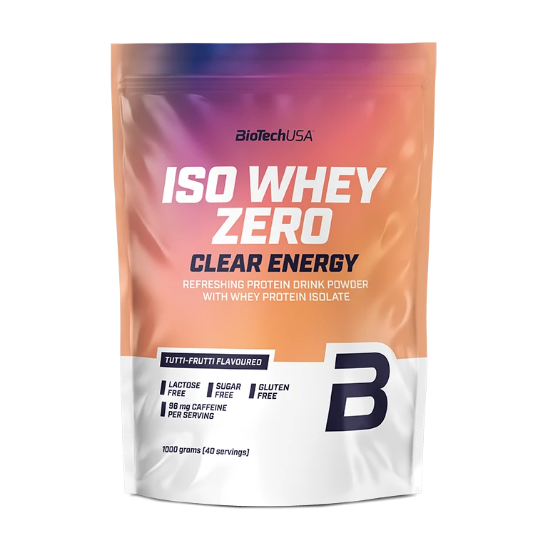 BioTech Iso Whey Zero Clear Energy 1000 g tutti frutti