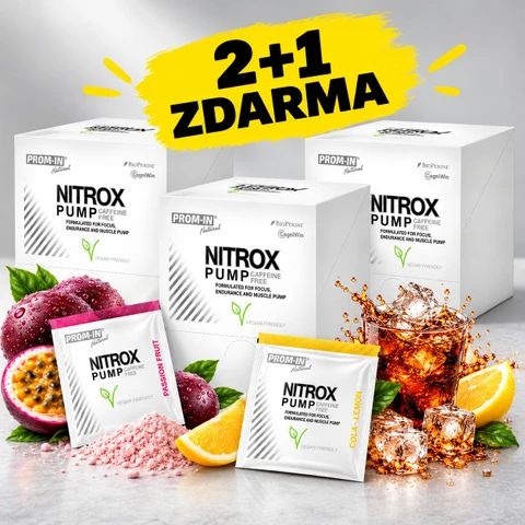 Special Offer 2+1 FREE Prom-In Nitrox Pump Caffeine Free Clean 10 x 23,5 g