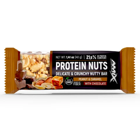 Amix Protein Nuts Bar 40 g peanut caramel