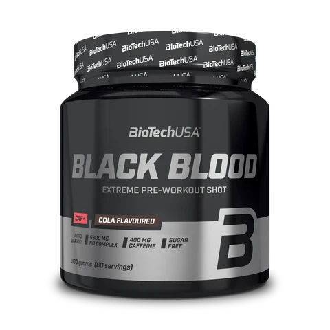 BioTech Black Blood CAF+ 300 g cola