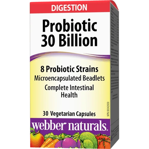 Webber Naturals Probiotic 30 Billion 30 cps