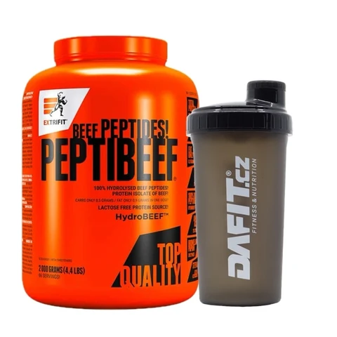 AKCE Extrifit Peptibeef 2000 g + ZDARMA Šejkr Dafit 700 ml