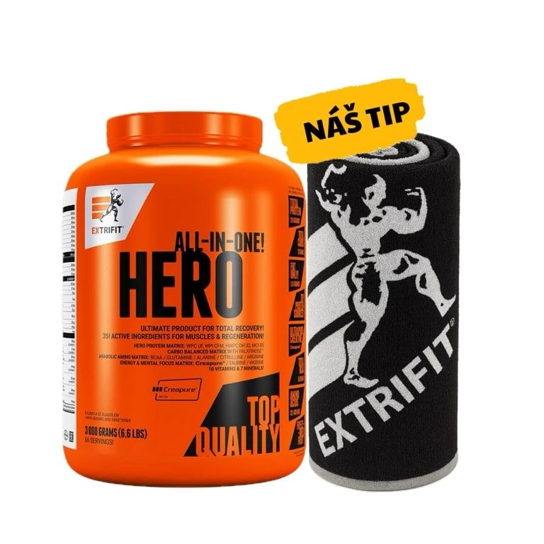 AKCE Extrifit Hero 3000 g + ZDARMA Ručník