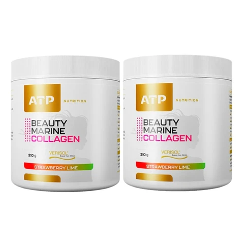 AKCE 1+1 ATP Nutrition Beauty Marine Collagen 210 g strawberry lime