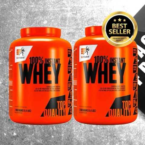 AKCE 1+1 Extrifit 100% Whey Protein 2000 g