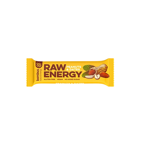 Bombus Raw Energy 50 g peanuts dates