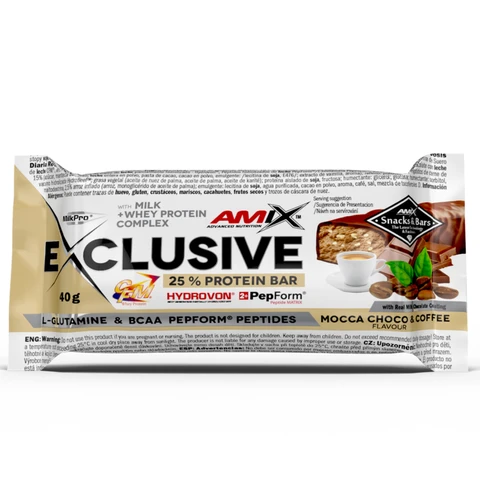 Amix Exclusive Protein Bar 40 g mocca choco coffee