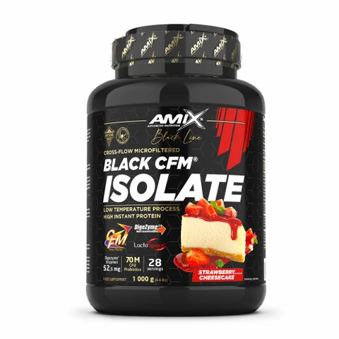 Amix Black Line Black CFM Isolate 1000 g strawberry cheesecake