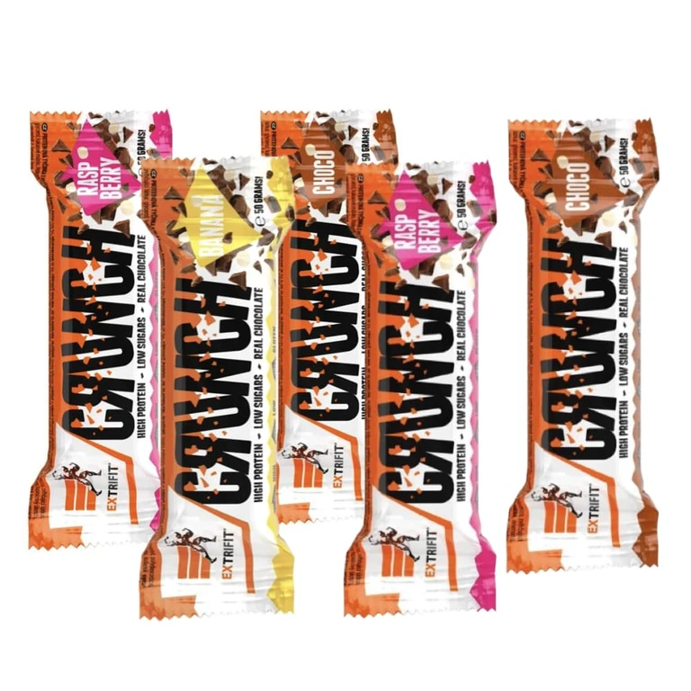 AKCE 4+1 ZDARMA Extrifit Protein Bar Crunch 50 g