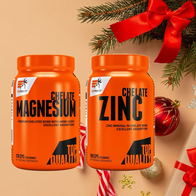 Special Offer Extrifit Magnesium Chelate 120 cps + FREE Zinc Chelate 100 cps
