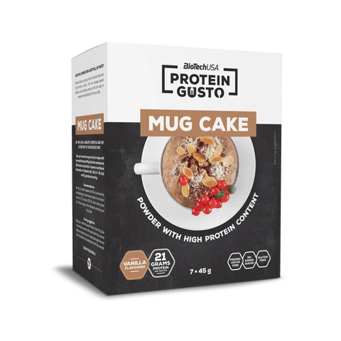 BioTech Mug Cake 7 x 45 g vanilla