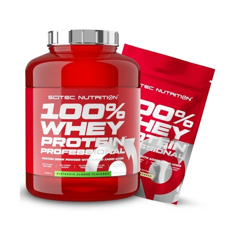 AKCE Scitec Nutrition 100% WP Professional 2350 g + 500 g zdarma