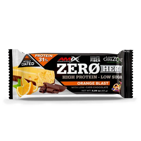 Amix Zero Hero 31% Protein Bar 65 g orange blast