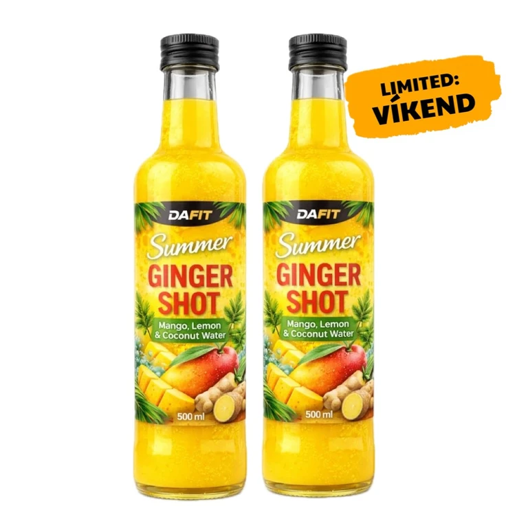 AKCE 1+1 Dafit Summer Ginger Shot 500 ml mango lemon coconut water