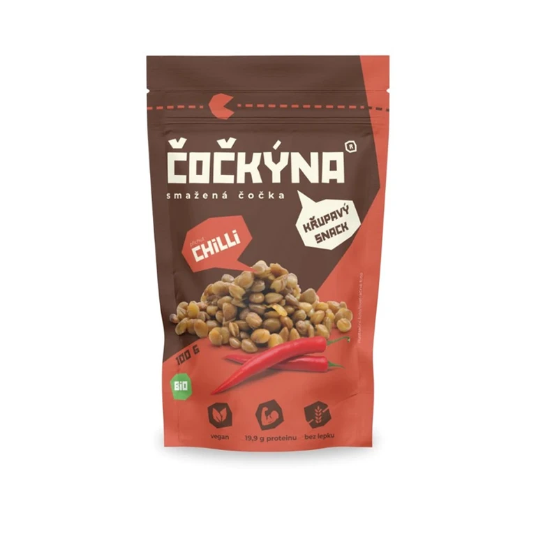 Čočkýna Smažená Čočka Bio 100 g SLANÁ