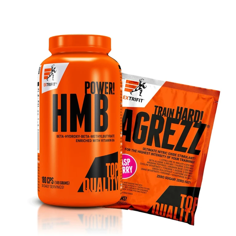 AKCE Extrifit HMB Power 180 cps + ZDARMA Agrezz 20,8 g