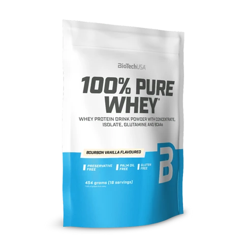 BioTech 100% Pure Whey 454 g bourbon vanilla