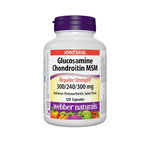 Webber Naturals Glucosamine Chondroitine MSM 300/240/300 mg 120 cps