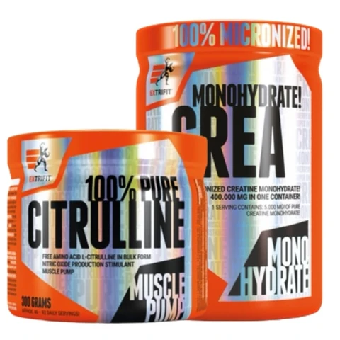AKCE Extrifit 100% Pure Citrulline 300 g + ZDARMA Crea Monohydrate 400 g