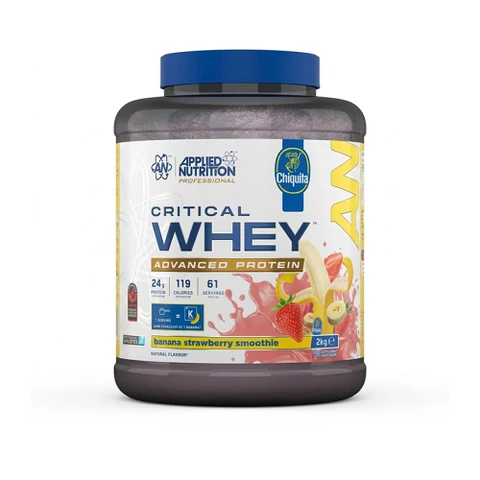 Applied Nutrition Chiquita Critical Whey Protein 2000 g banana strawberry smoothie