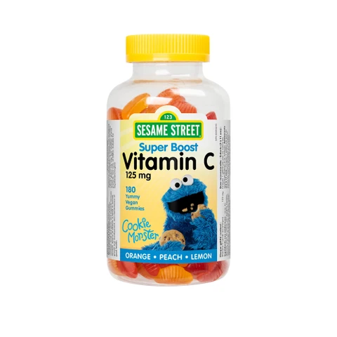 Webber Naturals/Sesame Street Vitamin C 125 mg Vegan 180 gummies
