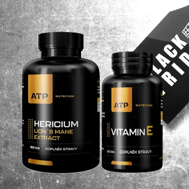 AKCE ATP Nutrition Hericium Lion´s Extract 180 tob + ZDARMA Vitamin E 60 tob
