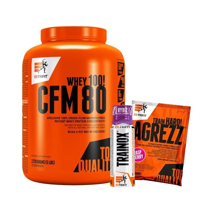 AKCE Extrifit CFM Instant Whey 80 2270 g + ZDARMA 2x vzorek
