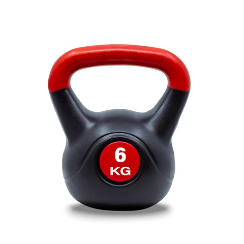 Acra Činka Kettlebell 6 kg černo červená