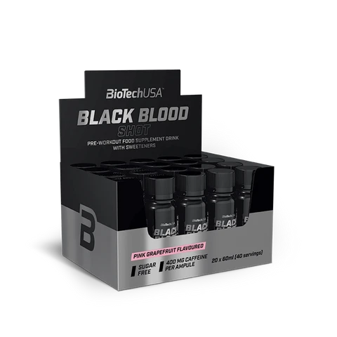 BioTech Black Blood Shot 20 x 60 ml pink grapefruit